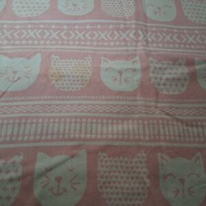 Standard Size Kitty Pillowcase With Pink Backround.